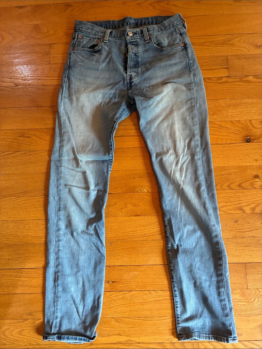Slim Stretch Men's Jeans in Light Blue Wash